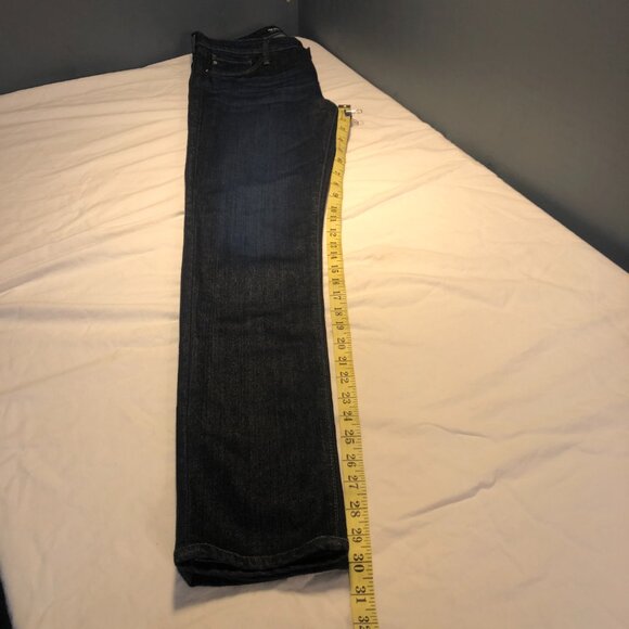 AG Adriano Goldschmied The Stilt Cigarette Leg dark jeans. Size 28R - Picture 6 of 6